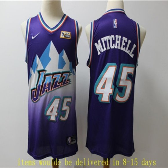 utah jazz donovan mitchell jersey